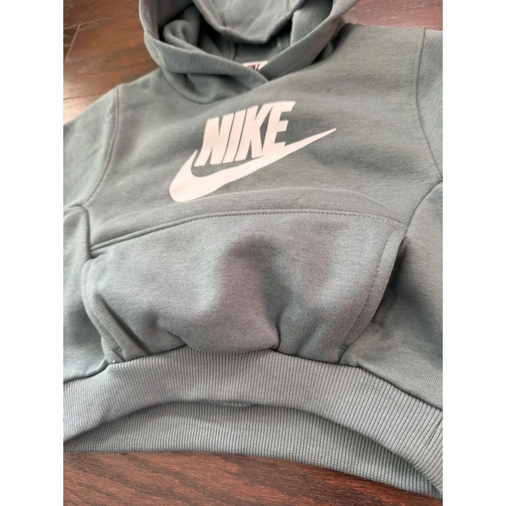 Nike Kids 2-Piece Hoodie and Joggers Set Mineral Slate Green 18M 66L135-G3S